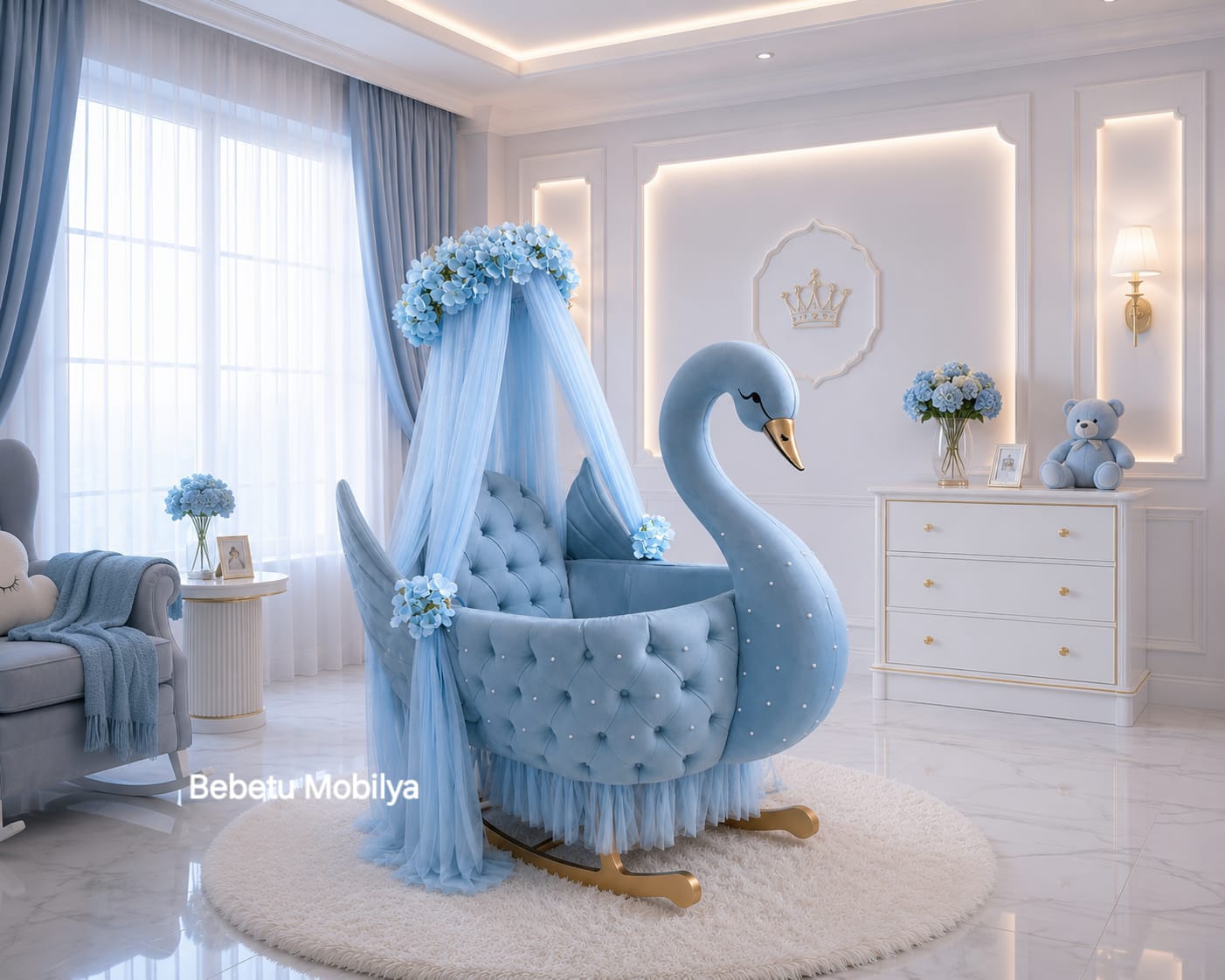 Kuğu Model Beşik - Görsel 2